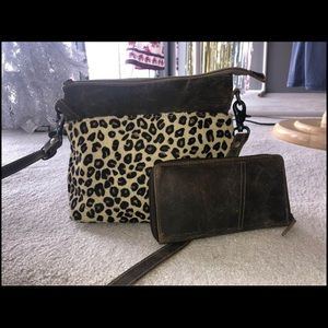 Myrah Cheetah Print Purse